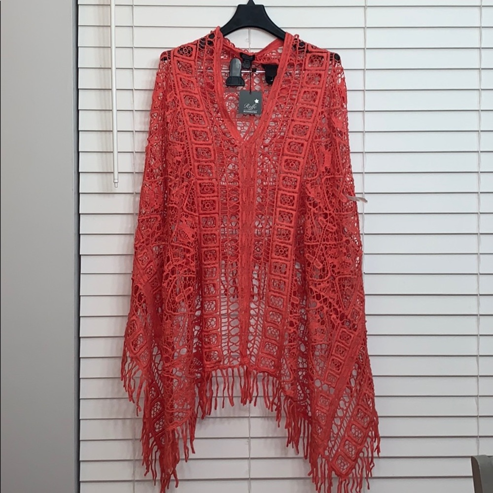 NWOT Roffy Accessories Poncho
